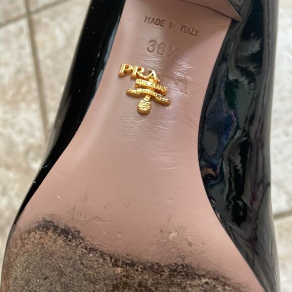 Prada Leopard Ombre Kitten-Heel Pump Honey - Picture 11 of 15